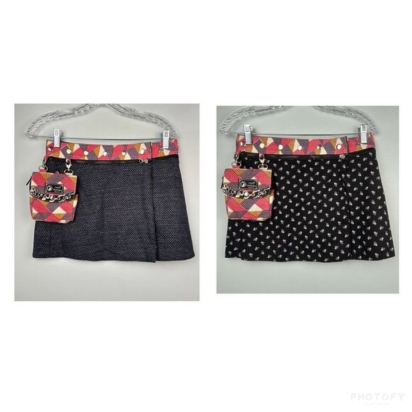 Zand Amsterdam Mini Mini Reversible Skirt OSFM Adjustable Includes Pouch Wool - Picture 1 of 16